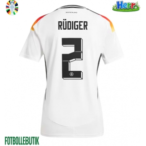 Tyskland Antonio Rudiger #2 Hemmatröja EM 2024 Kortärmad